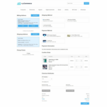 User friendly checkout page in nopCommerce with single page billing shipping payment and order summary