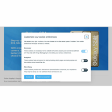 Customizable cookie consent banner - Tailor buttons, colors, and layouts to match your store's branding and mobile design