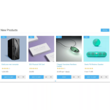 Responsive nopCommerce Category and Manufacturer Carousel with Custom Product Selection and New Arrival automated sliders