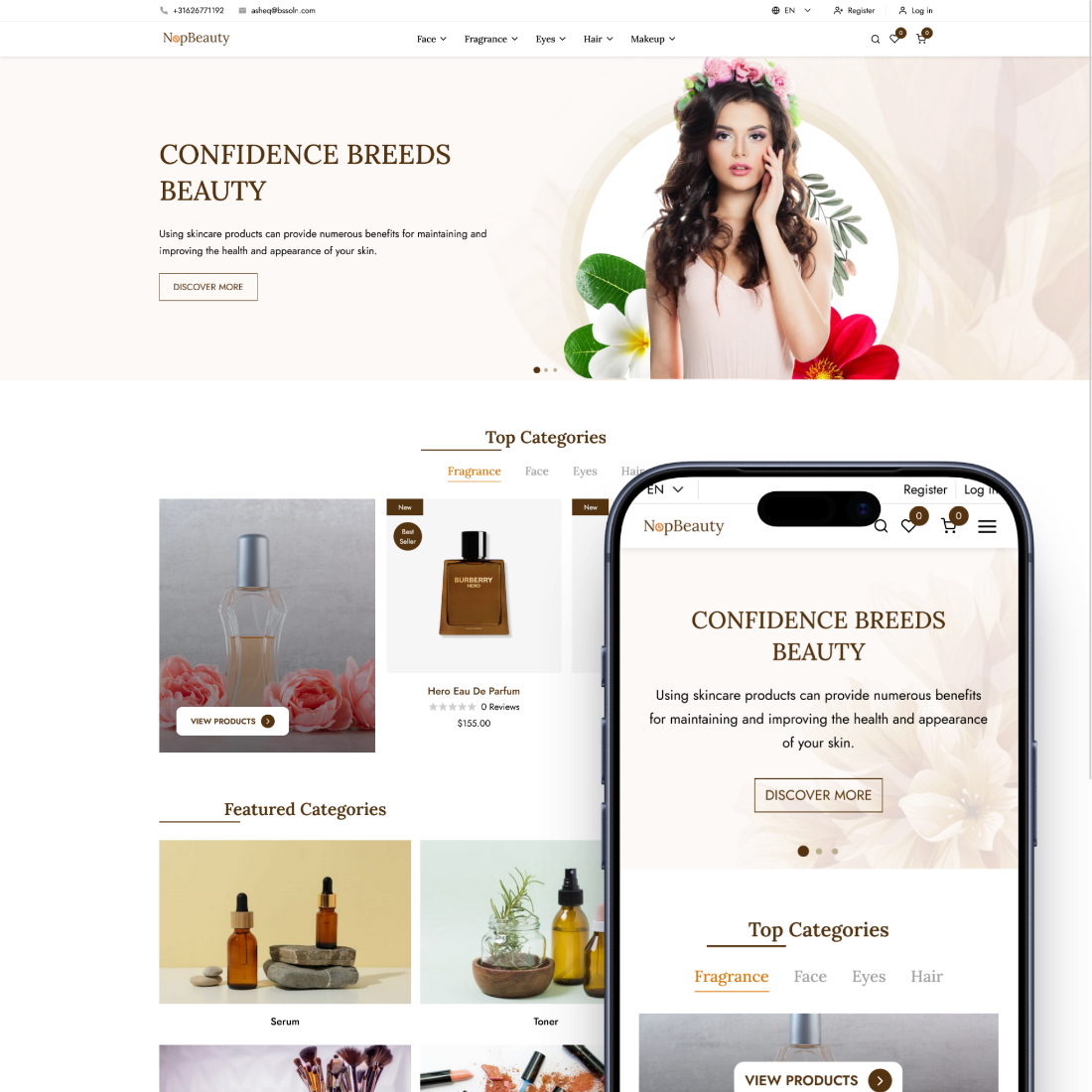 Picture of NopBeauty Theme + 12 Plugin Bundle for NopCommerce