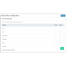 Centralized nopCommerce configuration view for customizing the visual layout of product boxes
