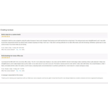 Frontend display of product feedback within a nopCommerce store