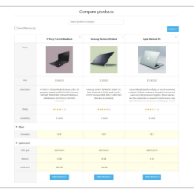 Picture of BSS Advanced Product Compare