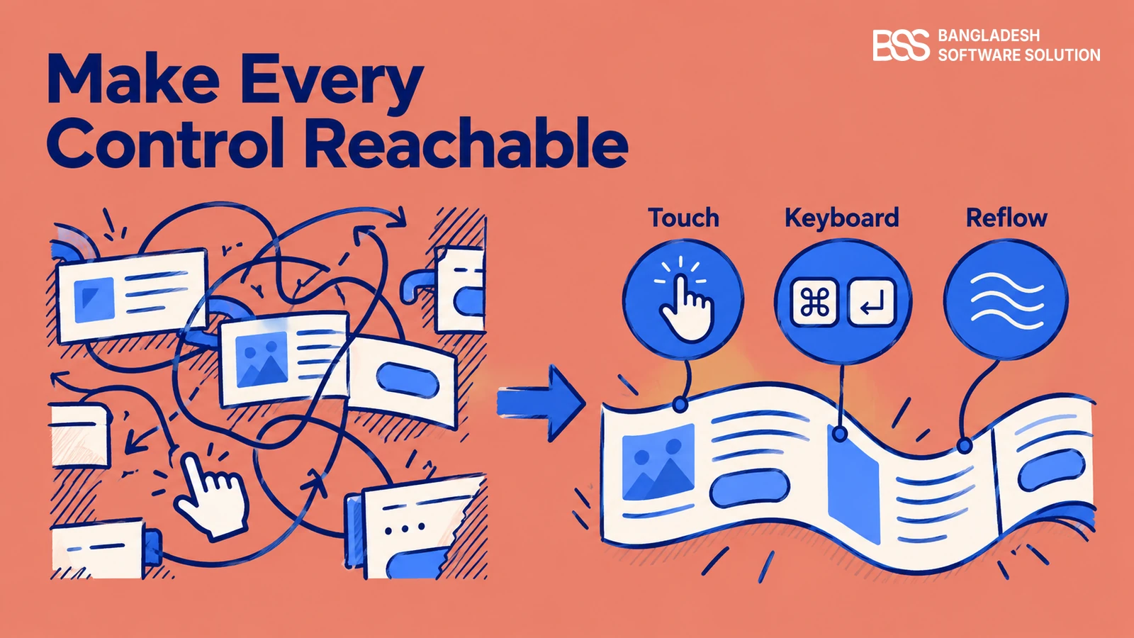 before-and-after showing touch, keyboard, reflow as evidence to inspect before buying an ecommerce theme