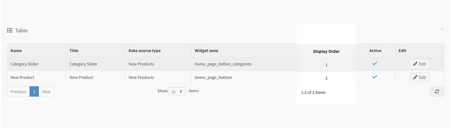 Display Order Anywhere Slider