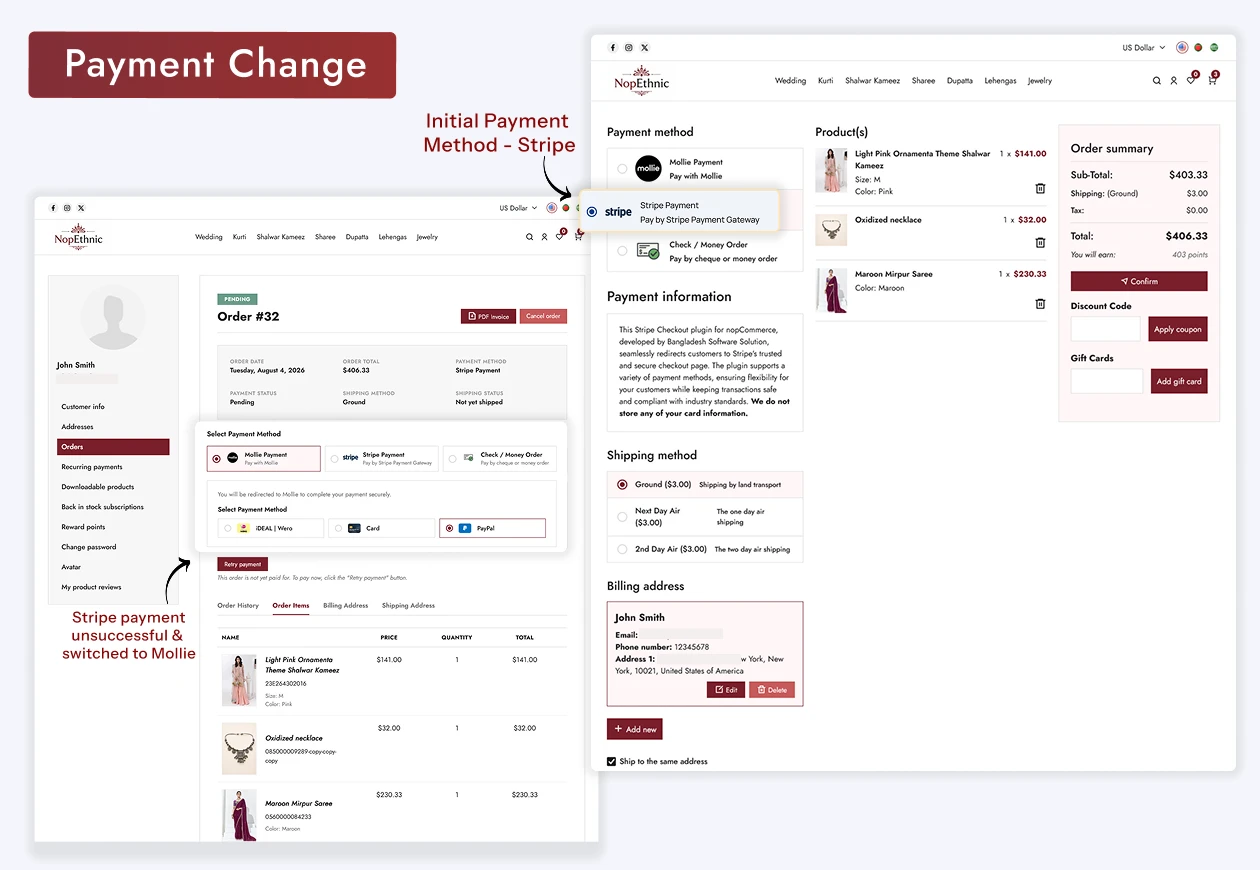 Payment Change