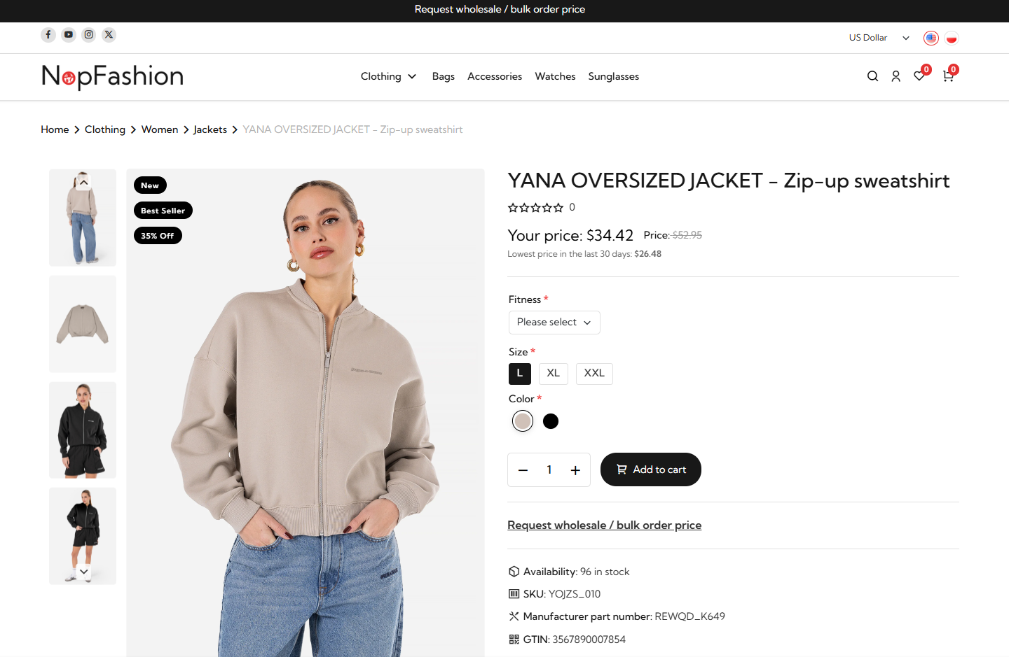 BSS EU Omnibus Directive in nopCommerce fashion theme
