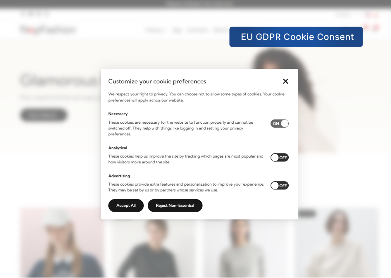 EU GDPR Cookie Consent