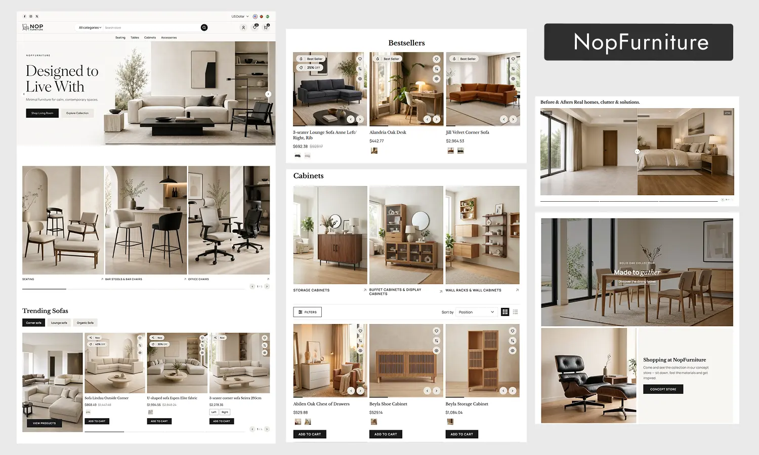 Nop Furniture Theme 