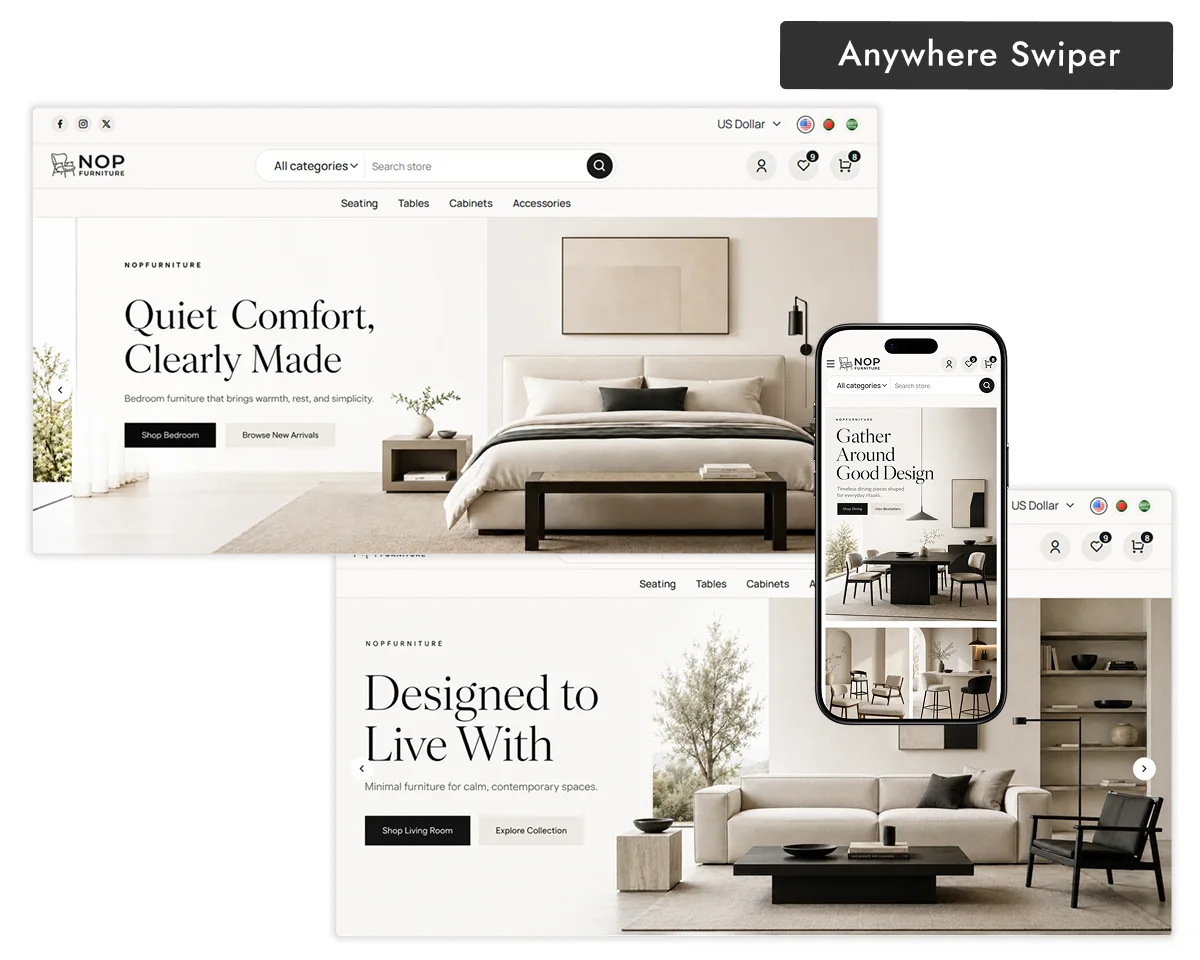 Anywhere Swiper Slider