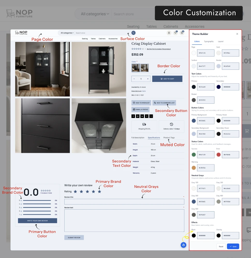 Color Customization