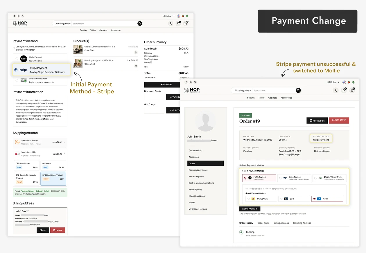 Payment Change
