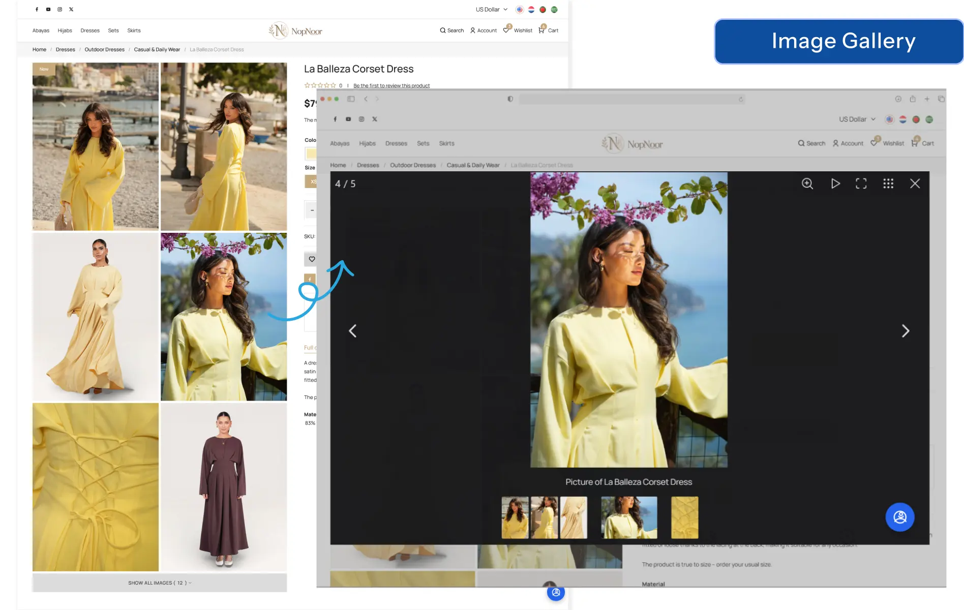 Image Gallery Feature