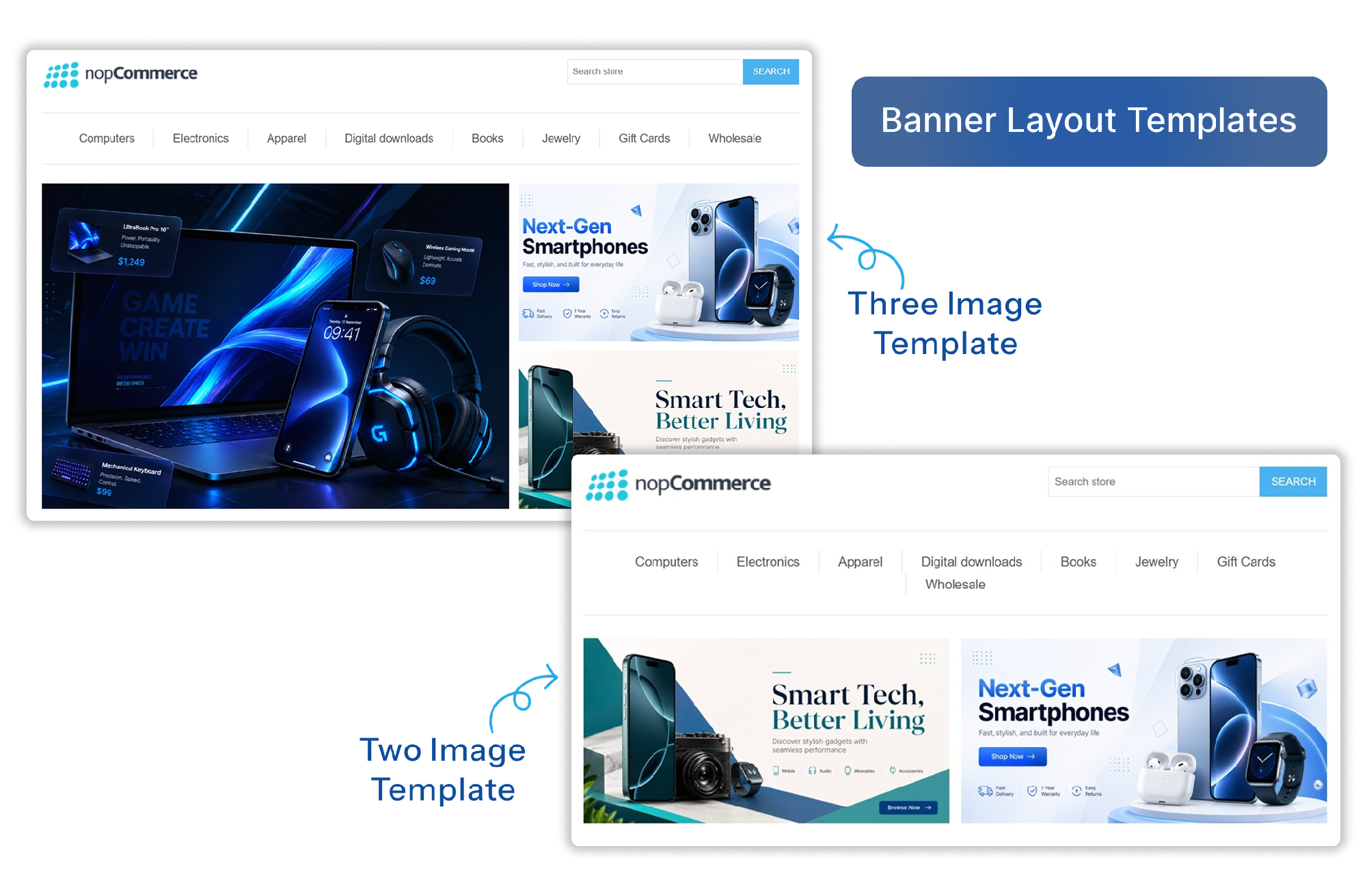 Storefront View Banner Layouts