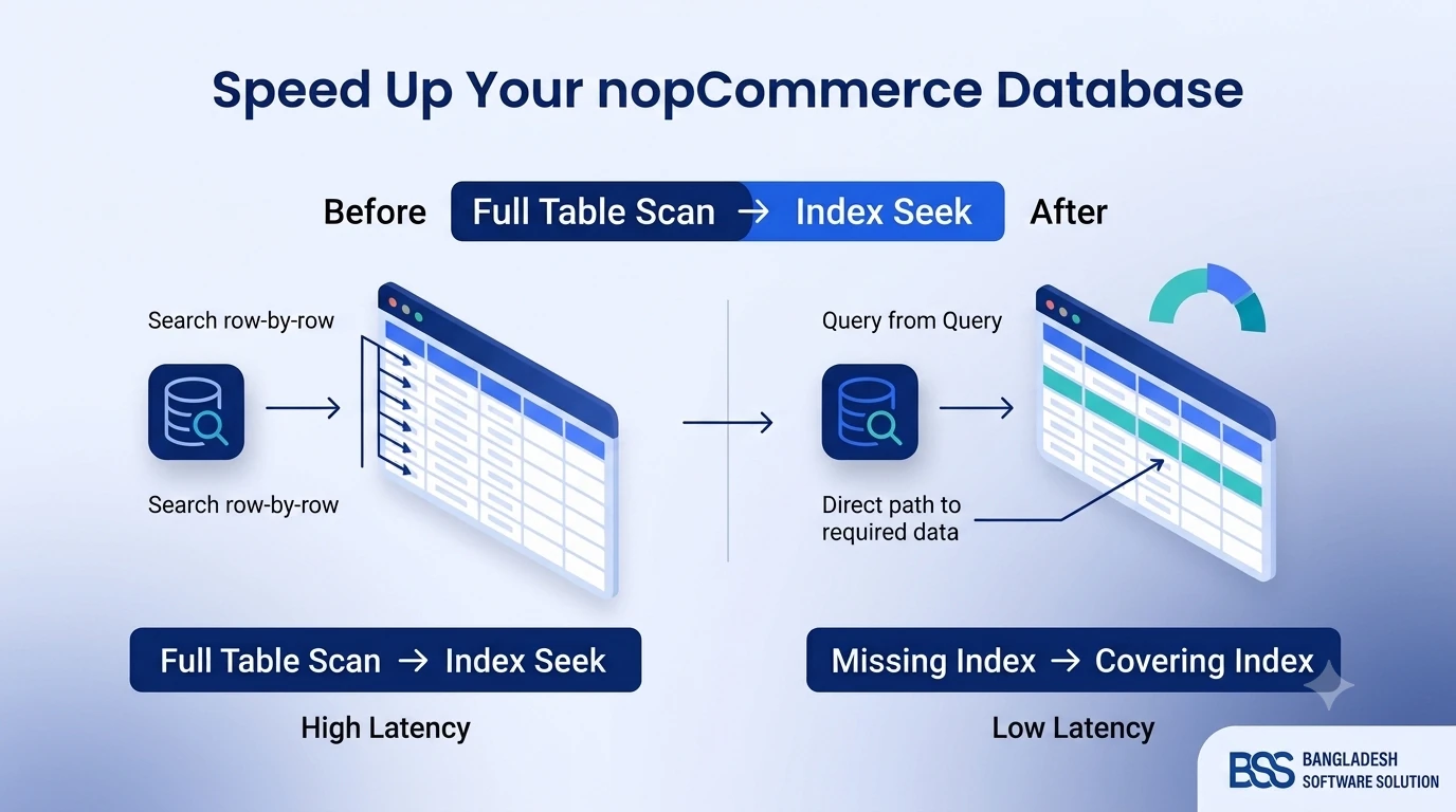 Speeding Up nopCommerce: Database Indexing & Query Tuning