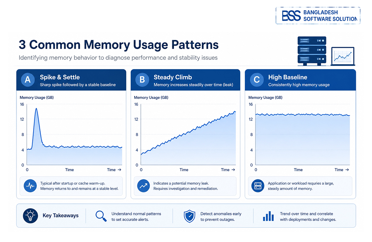 Three common memory usage patterns in NopCommerce applications