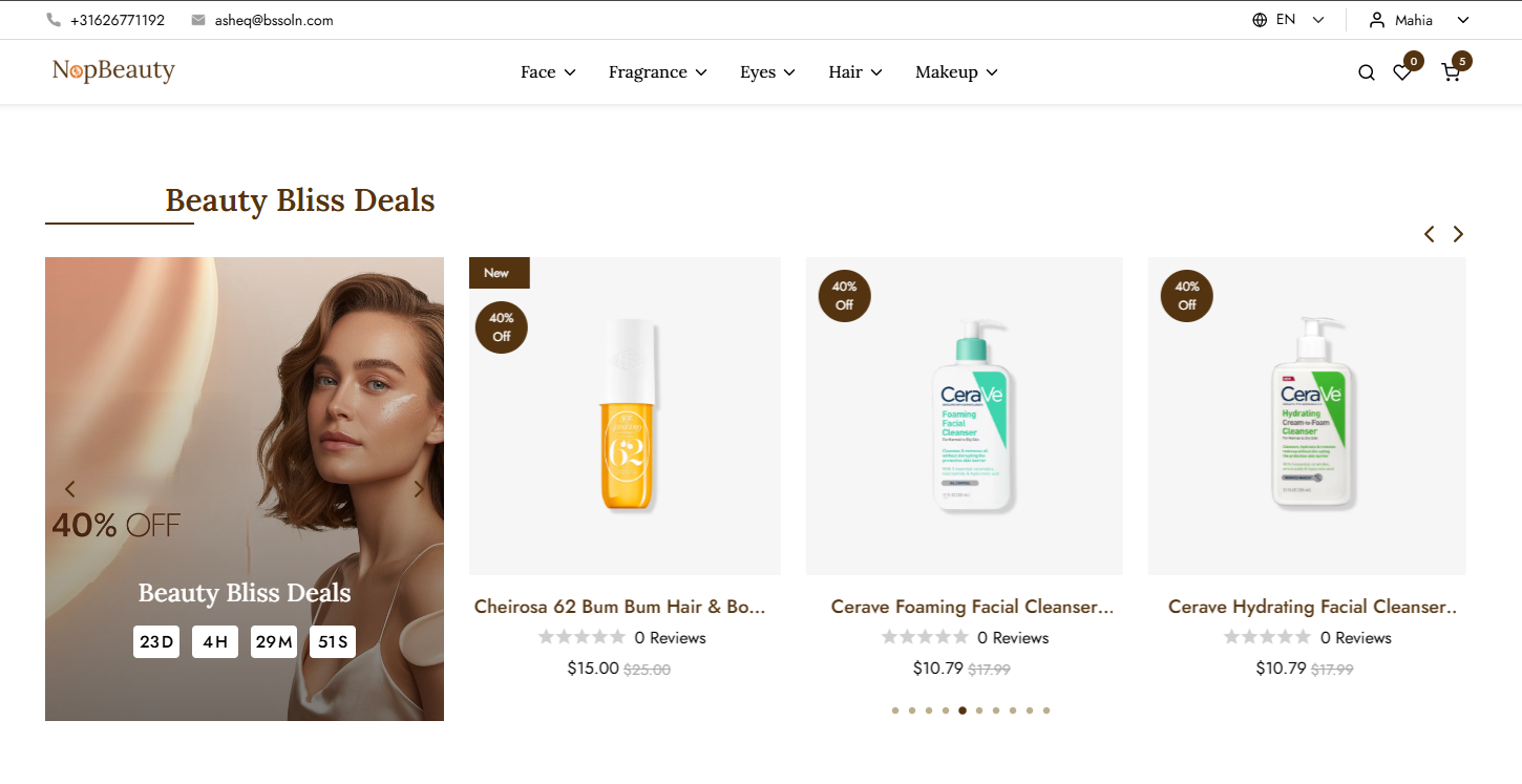 Dynamic Sales Carousel