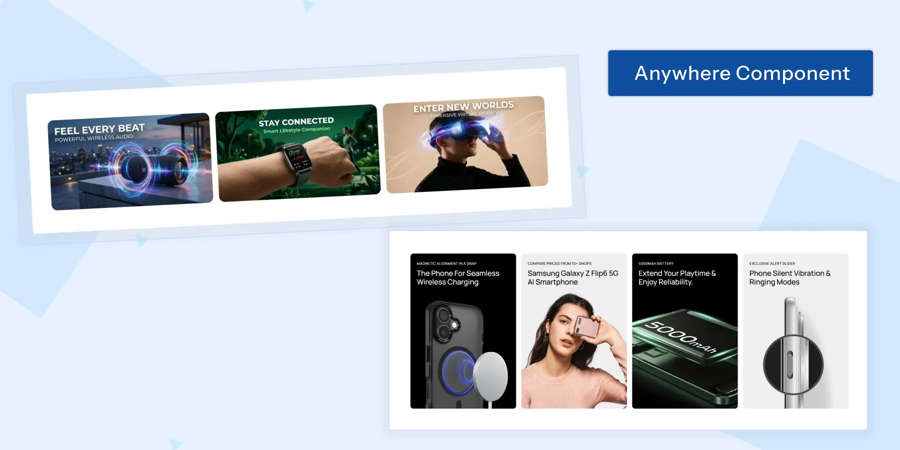 Anywhere component