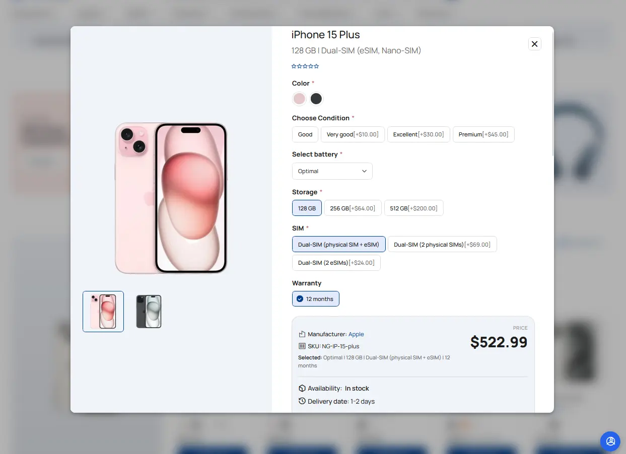 Product Quickview