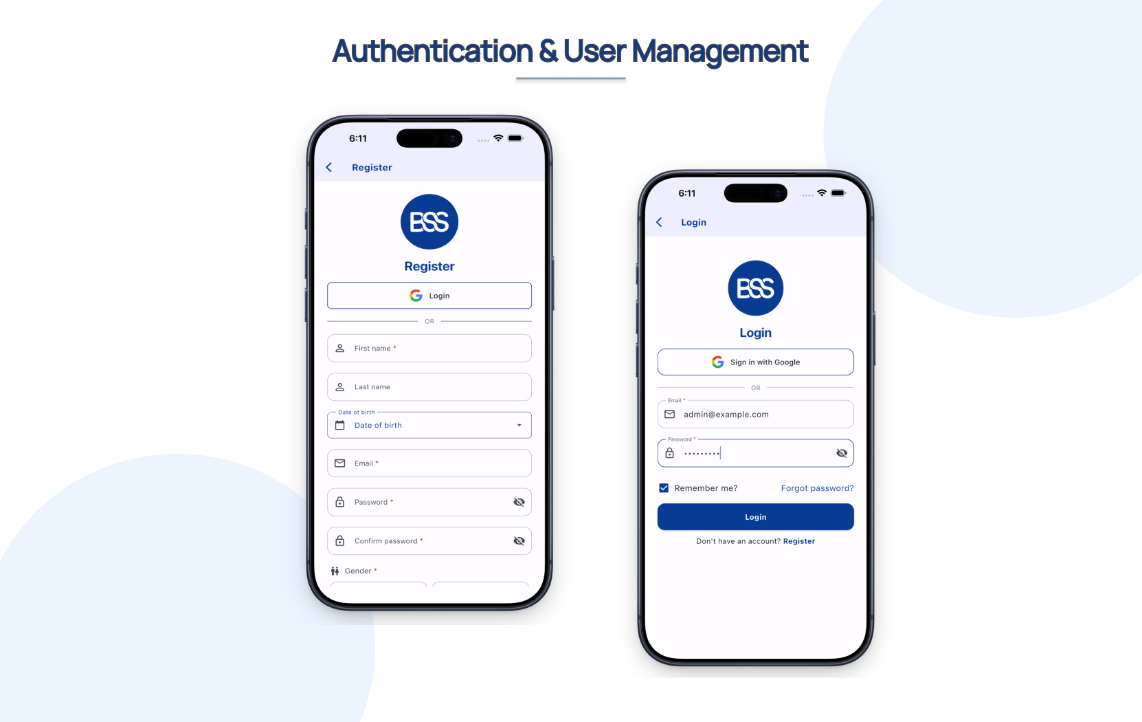 Authentication and User Management