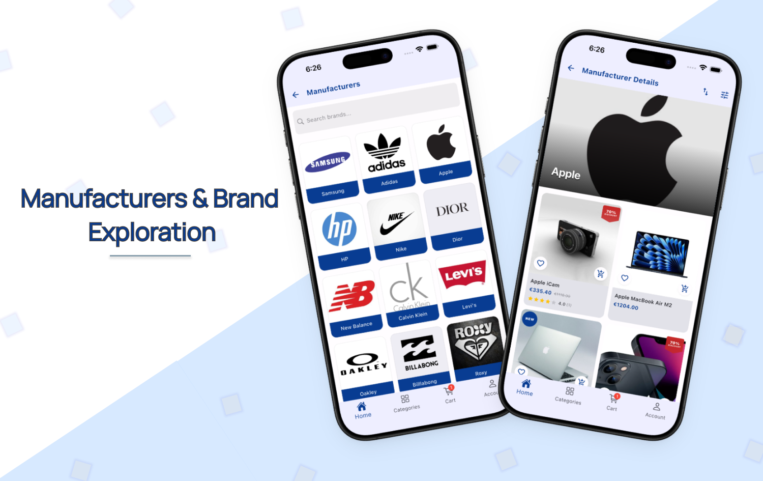 Mobile App With Nop Rest API Brand Exploration