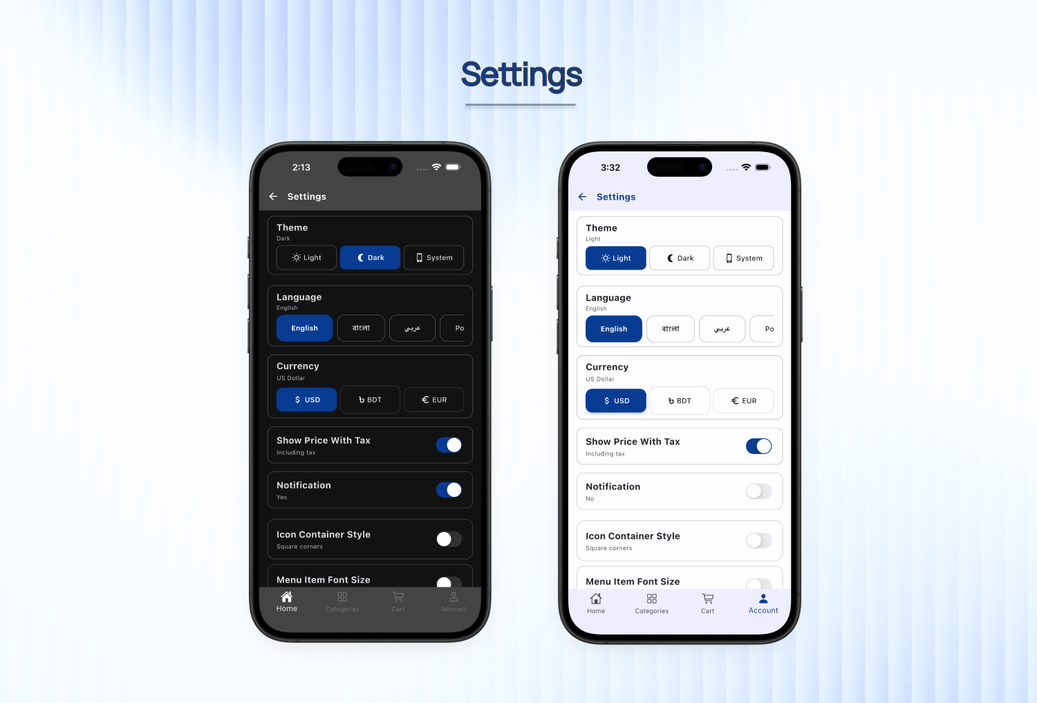 Settings For Nop Rest API